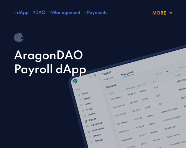 DAO payroll automation