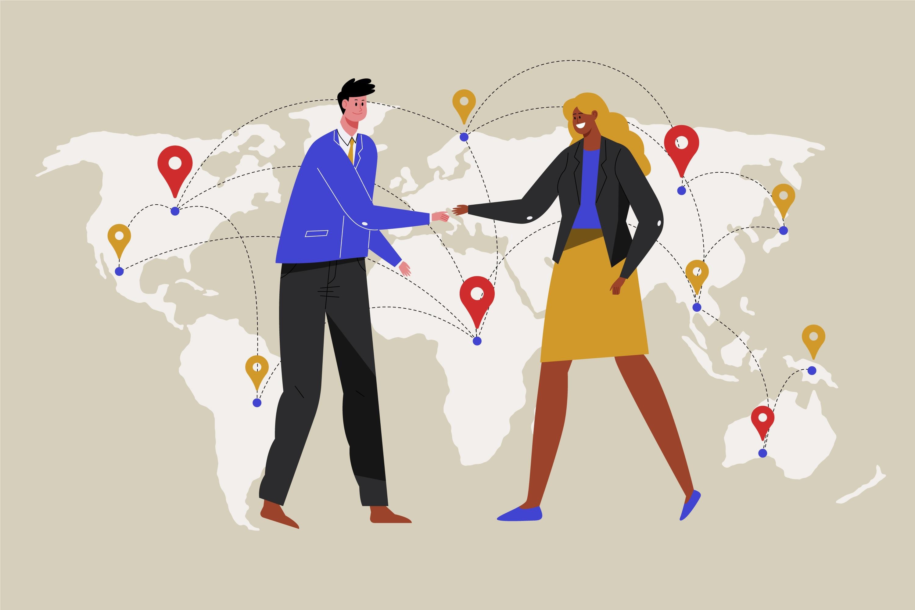 cross-border tax withholding map