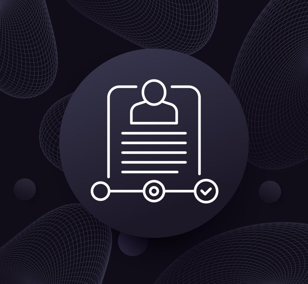 KYC compliance checklist icon